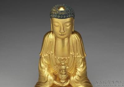 图片[3]-Gold statue of Amitayus Buddha, 57th year of the Qianlong reign (1792), Qing dynasty-China Archive